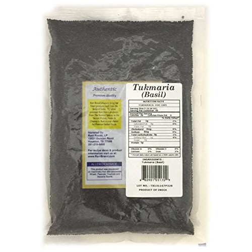 Rani Tukmaria Natural Holy Basil Seeds 7Oz 200G Used For Fal