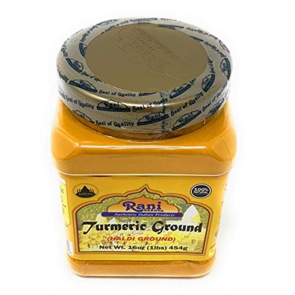 Rani Turmeric Haldi Root Powder Spice, High Curcumin Content