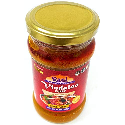 Rani Vindaloo Curry Cooking Spice Paste, Hot! 10Oz 300G Glass