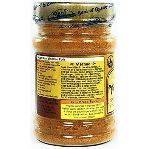 Rani Vindaloo Curry Masala Natural Indian Spice Blend 3Oz 85G
