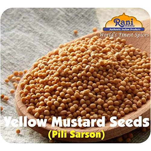 Rani Yellow Mustard Seeds Whole Spice 3Oz 85G ~ All Natural |