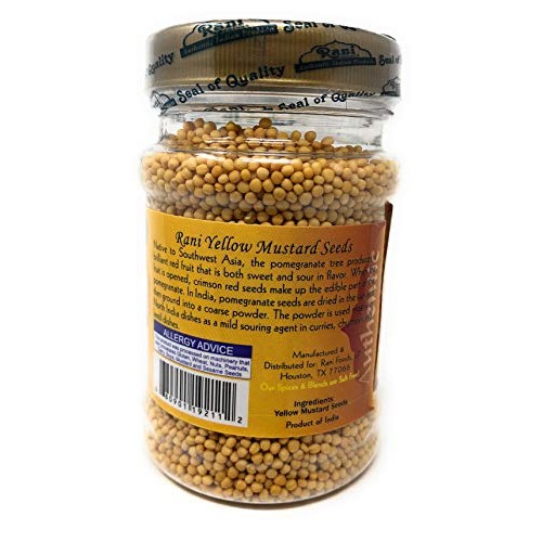 Rani Yellow Mustard Seeds Whole Spice 3Oz 85G ~ All Natural |