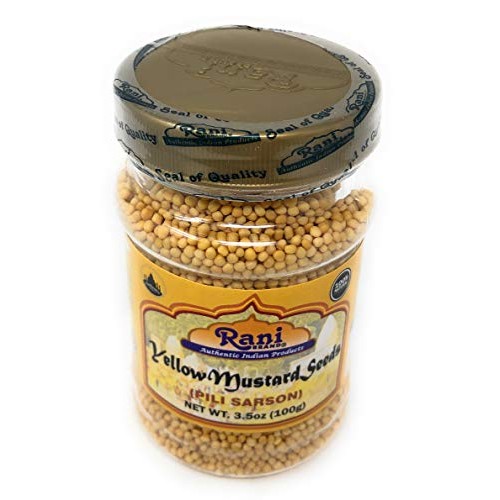 Rani Yellow Mustard Seeds Whole Spice 3Oz 85G ~ All Natural |