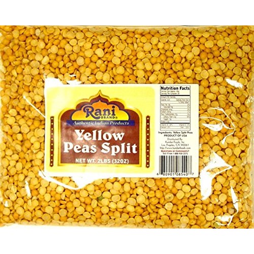 Rani Yellow Peas Split, Dried Vatana, Matar 2Lbs 32Oz ~ All