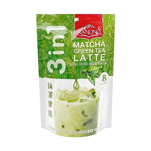 Ranong Tea, 3 in 1 Instant Matcha Green Tea Latte, net weight 16...