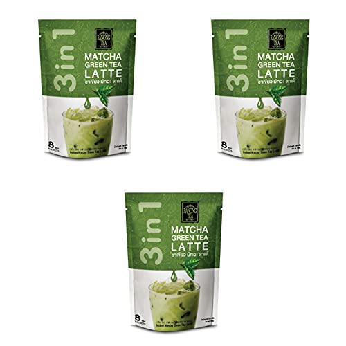 Ranong Tea Matcha Green Tea Latte Instant Drink Mix 8 Sachets Pa