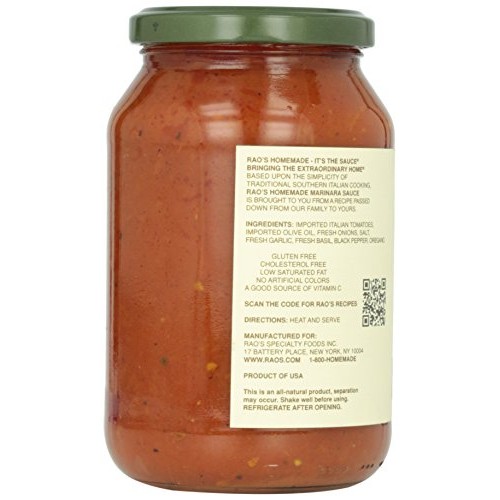 Raos Homemade Pasta Sauce, Marinara, 15.5 Oz