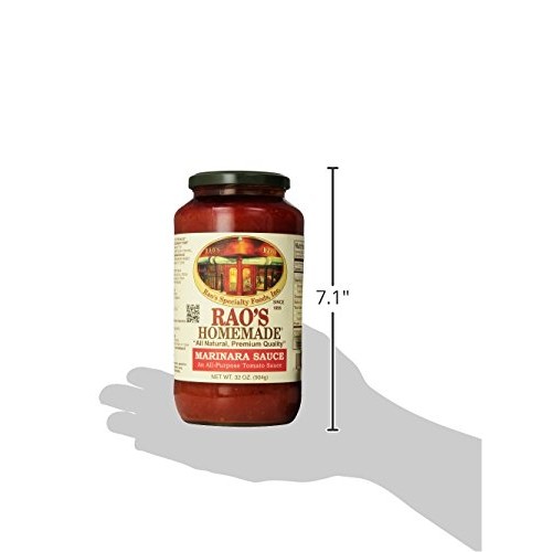 Raos Homemade Pasta Sauce, No Sugar Added Marinara, 32 Oz