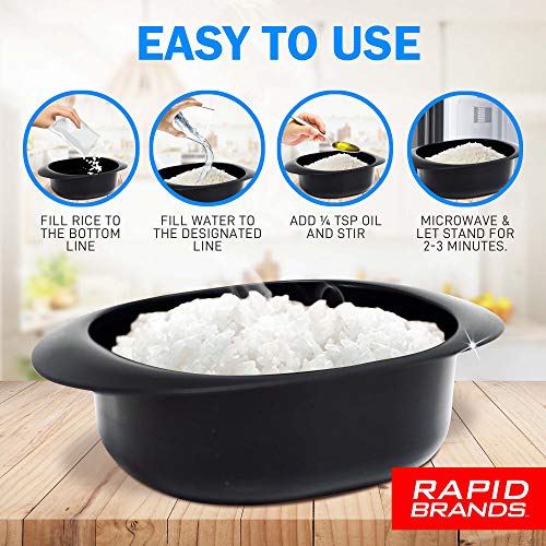 Rapid Rice Cooker | Microwave Rice Blends In Less Than 3 Minutes
