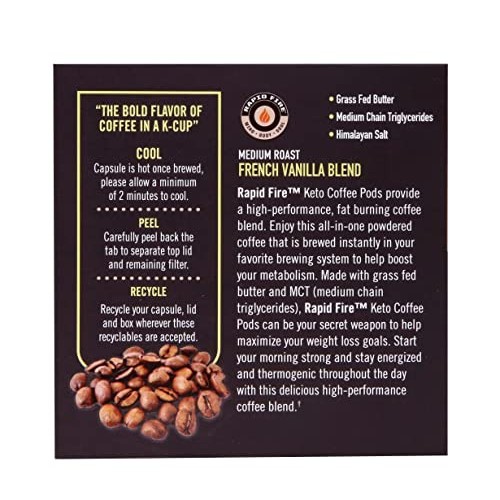 Rapid Fire Ketogenic High Performance Keto Coffee Pods, Supports... Rapid Fire Ketogenic High Performance Keto Coffee Pods, Supports...