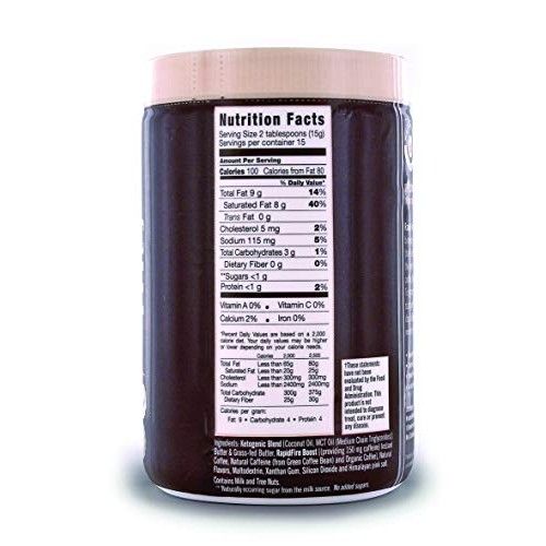 Rapid Fire Ketogenic Fair Trade Instant Keto Coffee Mix, Support