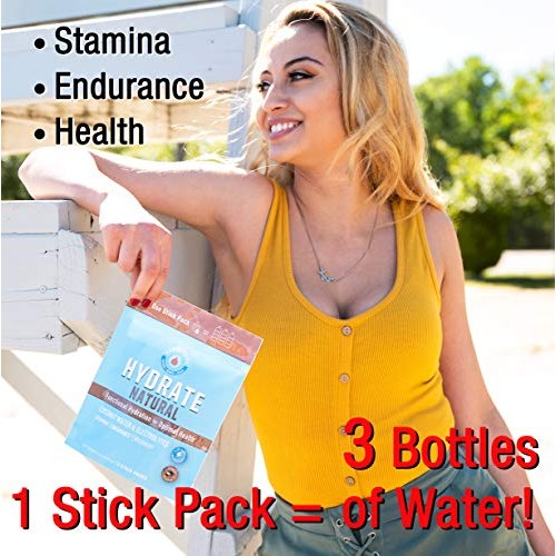 Rapidfire Hydrate Powder, Drink Mix, Stick Packs, Coconut Water,