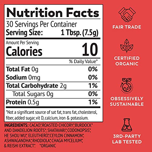 Dirty Rasa Herbal Coffee With Adaptogens, Energy And Focus - Fai