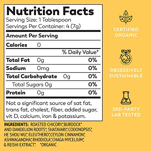 Rasa Herbal Coffee Alternative With Ashwagandha, Chaga + Reishi