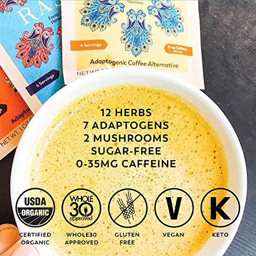 Rasa Herbal Coffee Alternative With Ashwagandha, Chaga + Reishi
