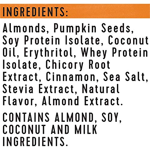 :Ratio Keto Friendly Toasted Almond Crunchy Bar, Gluten Free, 12