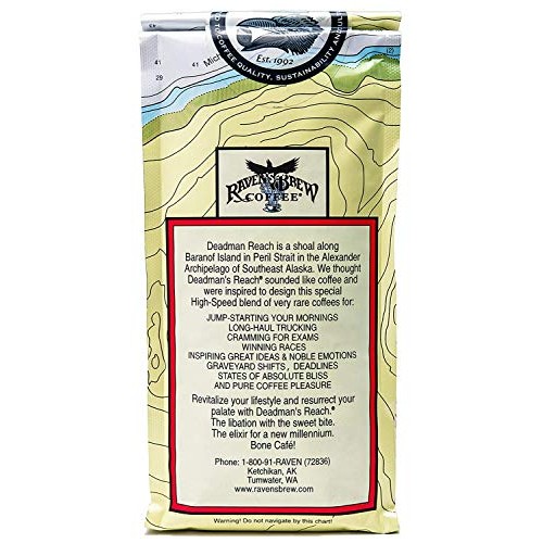 Raven’S Brew Coffee Whole Bean Deadman’S Reach – Dark Roast – Br