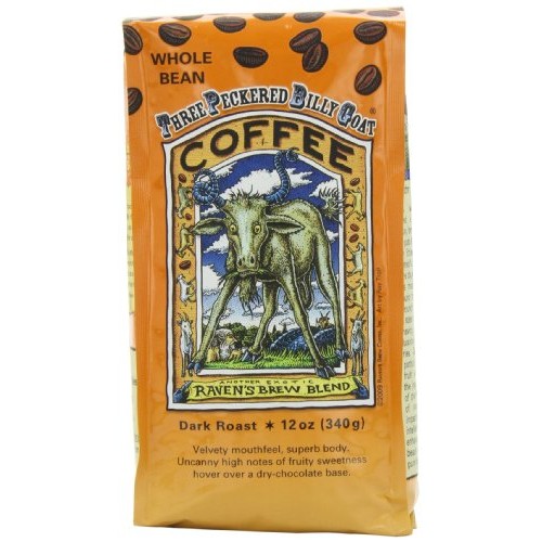 Ravens Brew Whole Bean 3 Peckered Billy Goat Blend,Dark Roast 1
