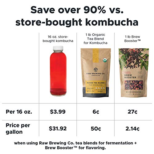 Kombucha.Com Certified Organic Loose Leaf Tea - Kombucha Brewing