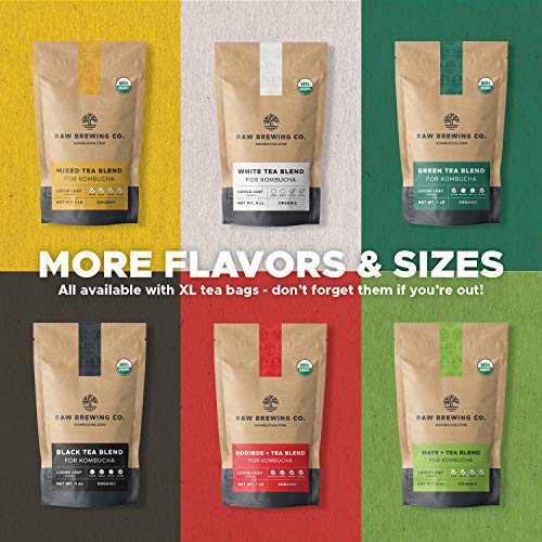Kombucha.Com Certified Organic Loose Leaf Tea - Kombucha Brewing