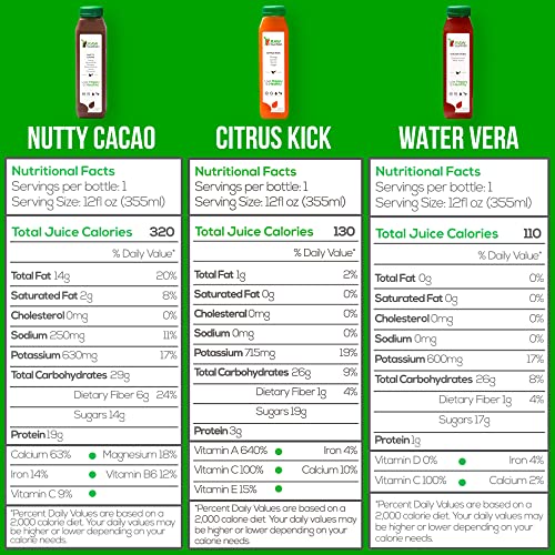 3 Day Protein Juice Cleanse by Raw Fountain, All Natural Raw Det...