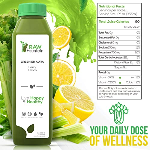 Celery Juice Cleanse by Raw Fountain, All Natural Raw, Cold Pres...