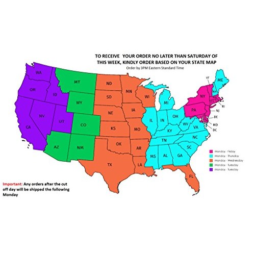 Raw Fountain 5 Day Juice Cleanse, 100% Natural Raw, Cold Pressed