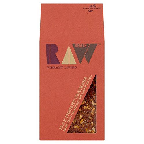 Raw Health Organic Flax Piquant Crackers - 90G