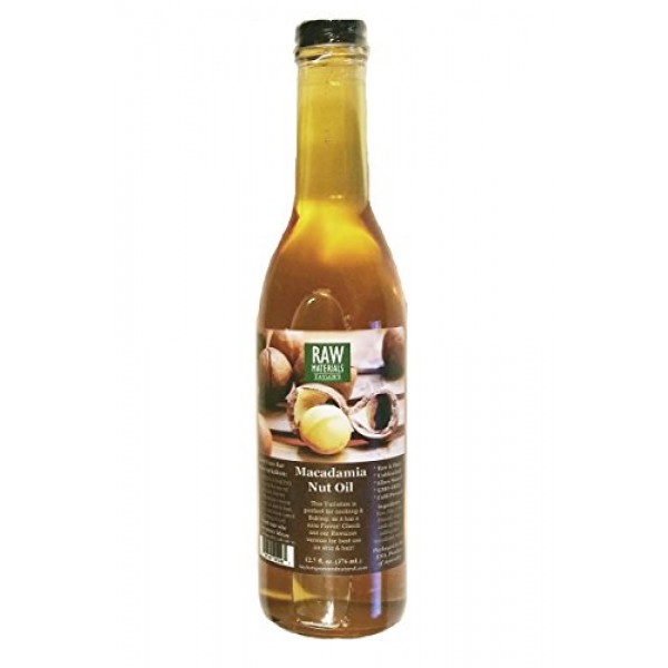 Raw Materials - Raw Virgin Macadamia Nut Oil - Unbleached - Cold