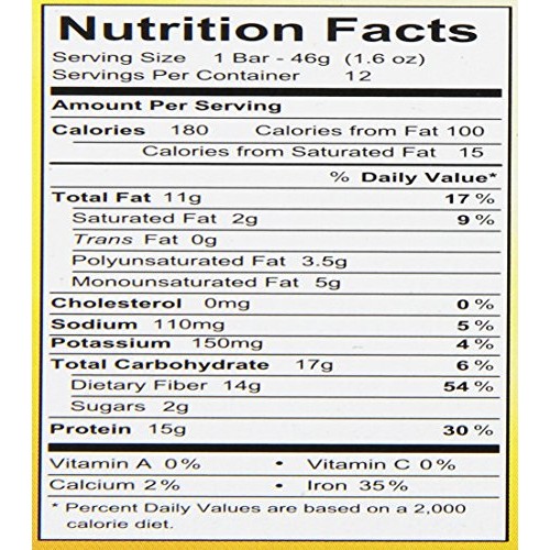 Raw Rev Glo Protein Bars, Creamy Peanut Butter &Amp; Sea Salt, 1.6 O