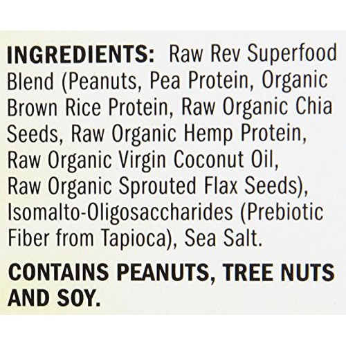 Raw Rev Glo Protein Bars, Creamy Peanut Butter &Amp; Sea Salt, 1.6 O