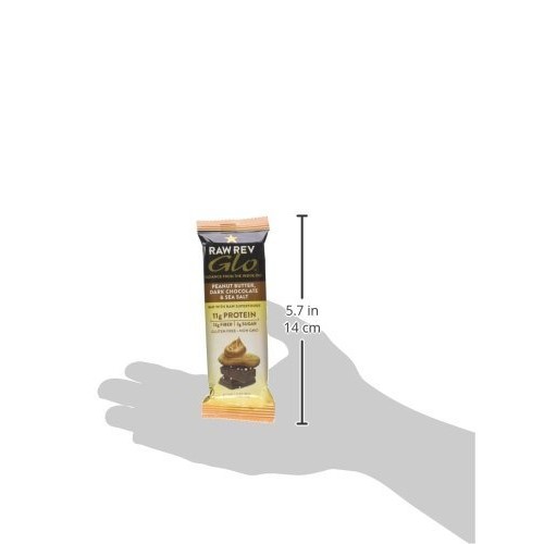 Raw Rev Glo Vegan Gluten-Free Protein Bars - Peanut Butter Dark