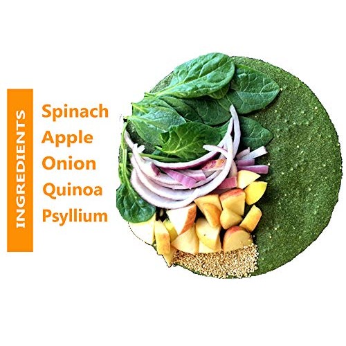 Spinach Wraps | Vegan | Raw | 60 Calories Single Bag