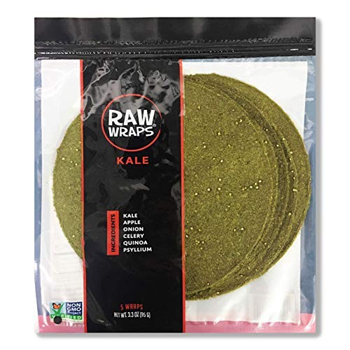 Raw Wraps, Gluten Free, Paleo, And Keto Friendly, Shelf Stable,