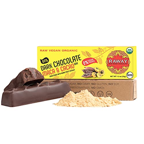 RAWAY | Pure Dark Gourmet Chocolate | Vegan, Keto, Raw, Organic,...