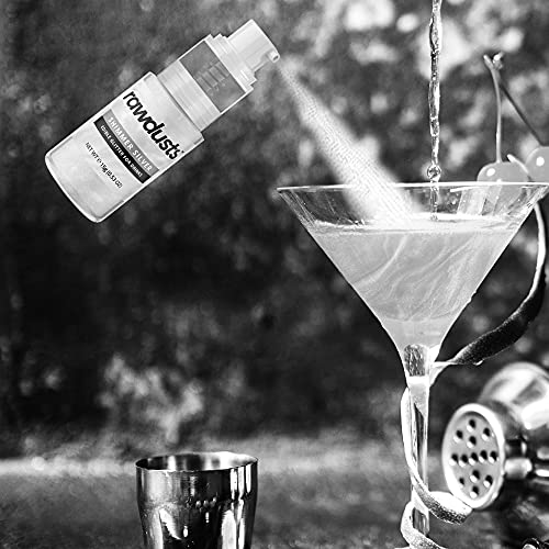 Edible Glitter For Drinks: 15G Shimmer Silver Drink Dust Spray