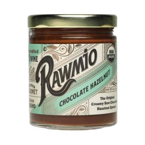 Rawmio Chocolate Hazelnut Spread, 6 oz. Jar, 6 Serving per Jar -...