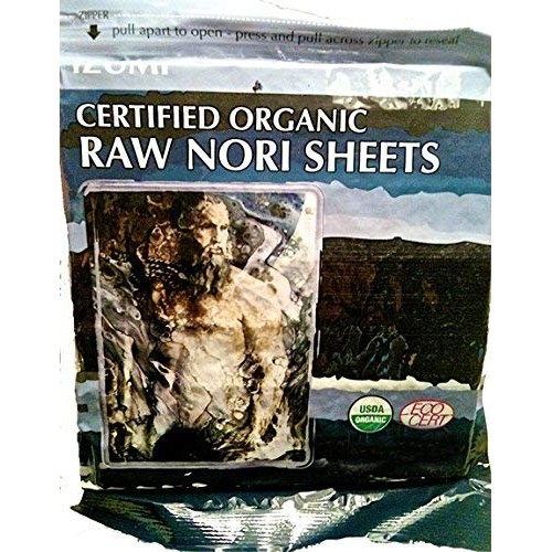 Rawnori Organic Raw Nori Flakes 4 Oz Dried Vegan Sushi Seaweed