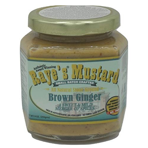 Rayes Mustard, Old World Brown Ginger, 9 Ounce
