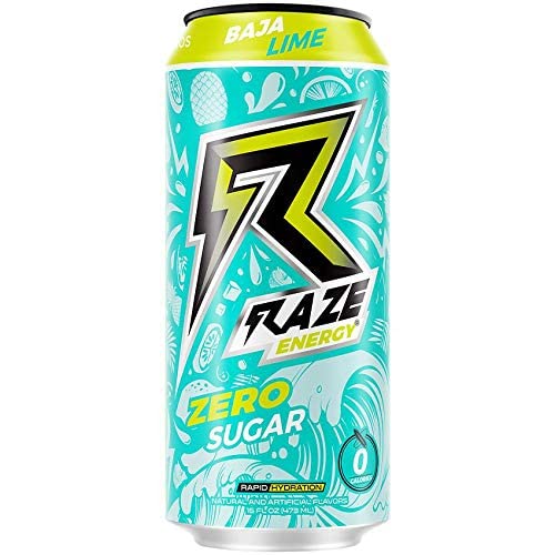 Raze Energy Drinks by Repp Sports Rapid Hydration Zero Sugar 16 ...