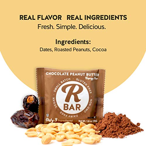 Rbar Chocolate Peanut Butter Energy Bars – Plant Based Whole Foo