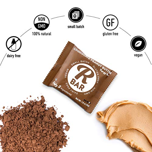 Rbar Chocolate Peanut Butter Energy Bars – Plant Based Whole Foo