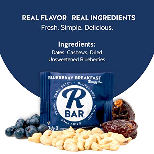 Rbar Whole Food Blueberry Energy Bar - Dairy &Amp; Gluten Free Snack