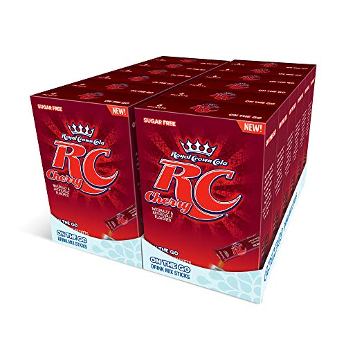 Rc Cola, Cherry Cola– Powder Drink Mix - 12 Boxes, 72 Sticks – Rc Cola, Cherry Cola– Powder Drink Mix - 12 Boxes, 72 Sticks –