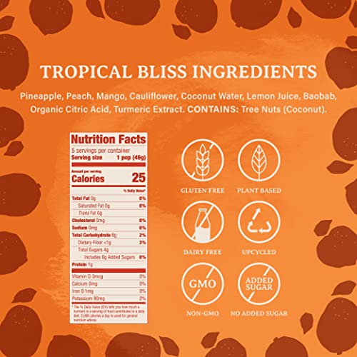 Re-Harvest Provisions Smoothie Pops | Tropical Bliss Recover All...