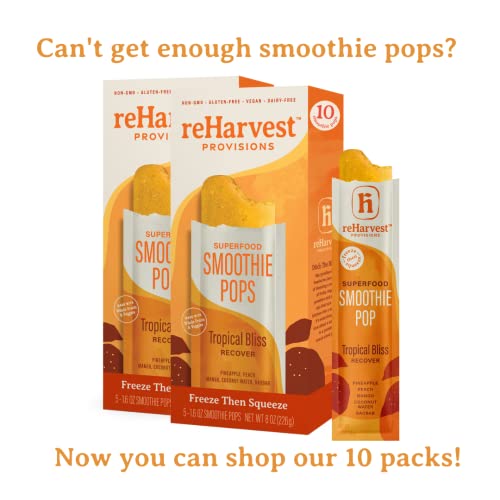 Re-Harvest Provisions Smoothie Pops | Tropical Bliss Recover All...