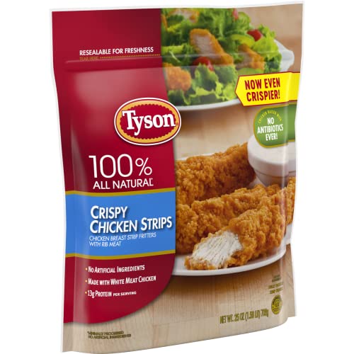 Tyson All natural Perfectly Crispy Chicken Breast Strips with Ri...