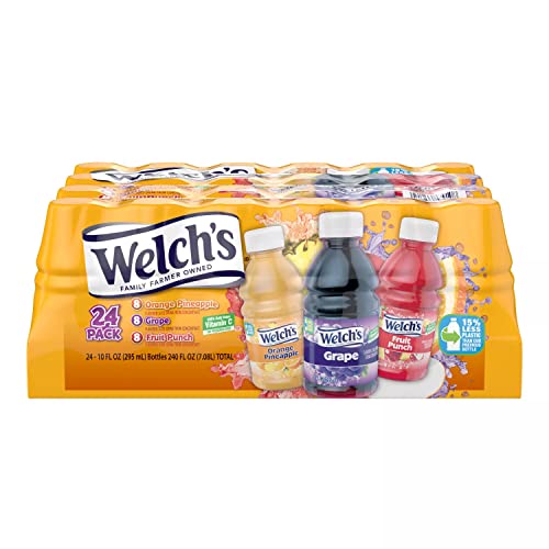 Welchs Variety Pack - Orange Pineapple, Grape and Fruit Punch -...