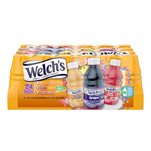 Welchs Variety Pack - Orange Pineapple, Grape and Fruit Punch -...