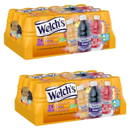Welchs Variety Pack - Orange Pineapple, Grape and Fruit Punch -...